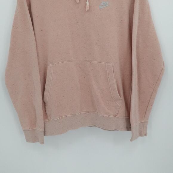 Nike Hoodie Mens Large Pink Club Fleece Revival Pullover‎ Swoosh DQ4663-691 - Picture 8 of 11